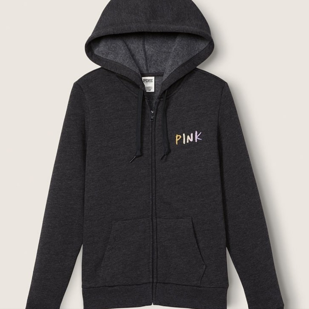 ⭐️(Set) PINK VS Full-Zip Hoodie Size M + PINK VS Jogger Size M - Picture 3 of 12